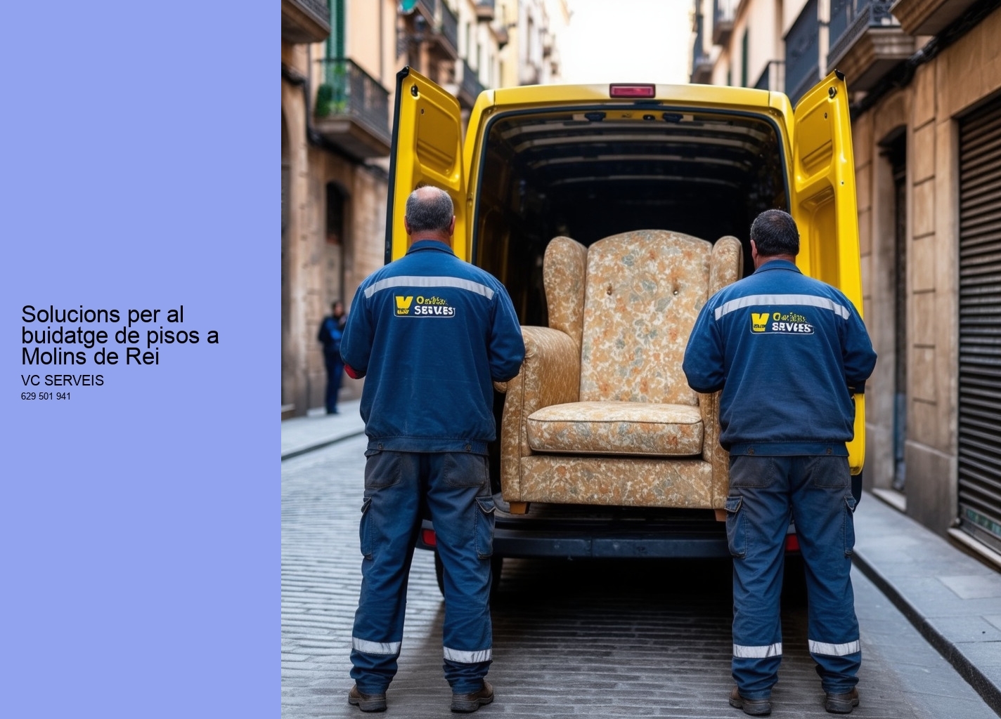 Solucions per al buidatge de pisos a Molins de Rei